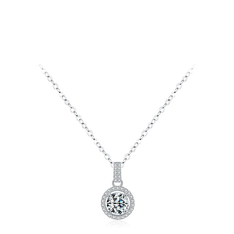 "GRACEFUL ORBIT" SILVER NECKLACE
