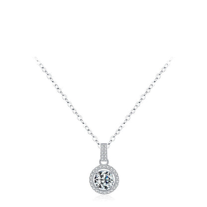 "GRACEFUL ORBIT" SILVER NECKLACE