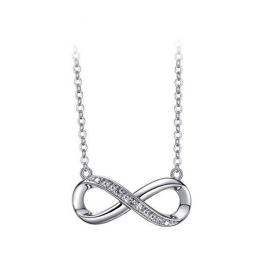 "INFINITY LOVE" SILVER NECKLACE