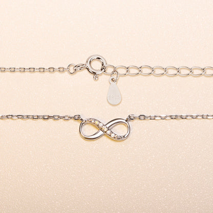"INFINITY LOVE" SILVER NECKLACE
