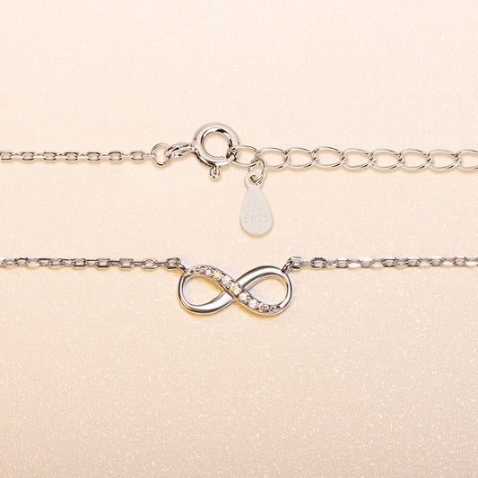 "INFINITY LOVE" SILVER NECKLACE