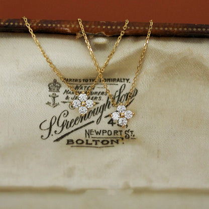 "ETERNAL BLOOM" SILVER NECKLACE