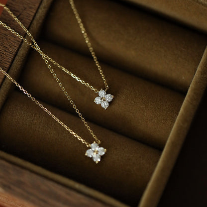 "ETERNAL BLOOM" SILVER NECKLACE
