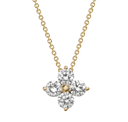 "ETERNAL BLOOM" SILVER NECKLACE