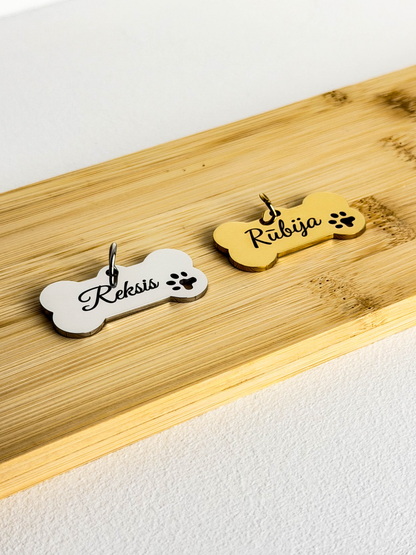 Dog Pendant With Engraving