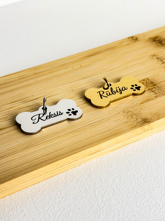Dog Pendant With Engraving
