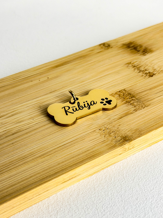 Dog Pendant With Engraving